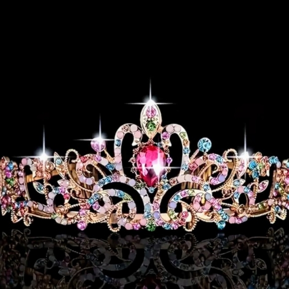 Elegant Multicolor Tiara- Adult - Picture 1 of 5